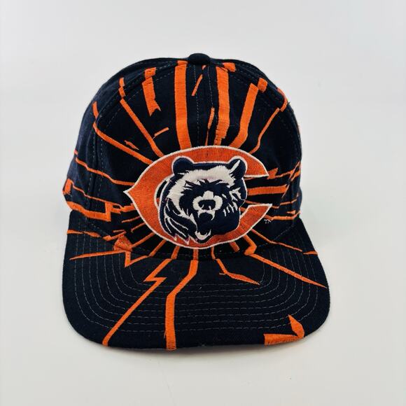 Vintage Chicago Bears Starter SnapBack Hat Collision Shockwave 90’s Pro Line - Picture 1 of 5